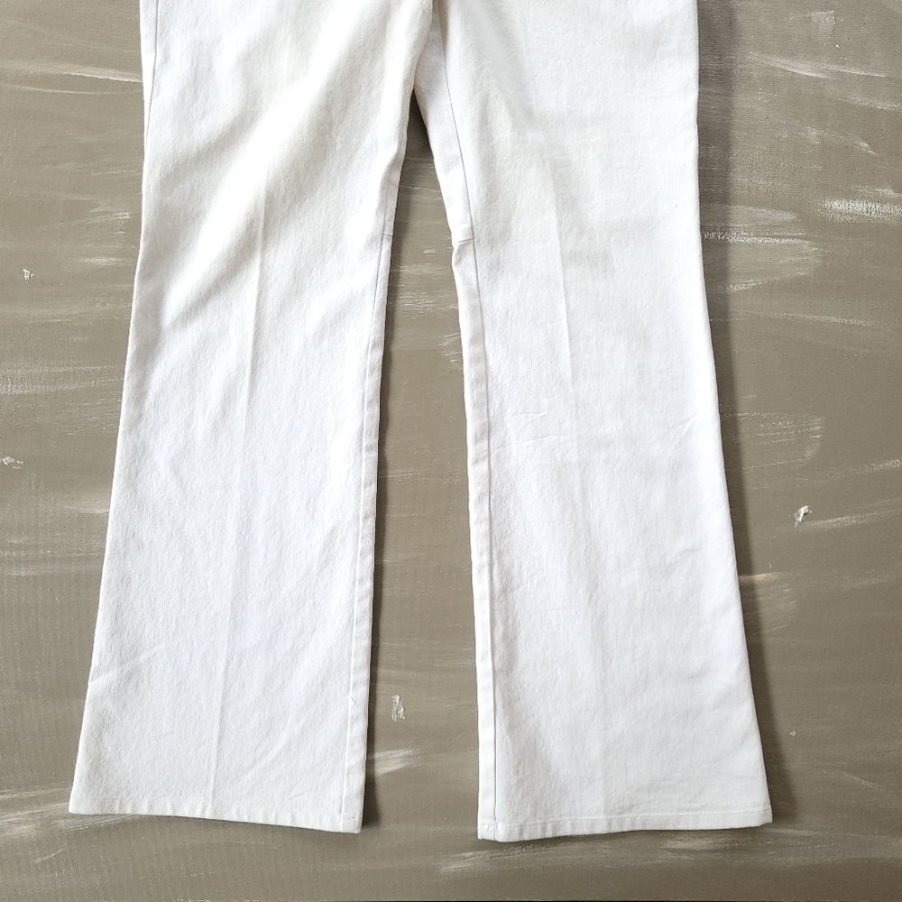 Devon Front Pocket Buttonfly White Pants - image 8